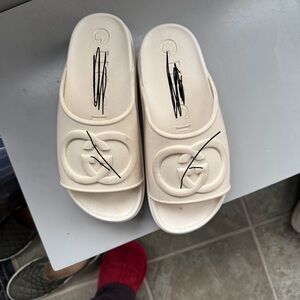 Worn once platform sandals!